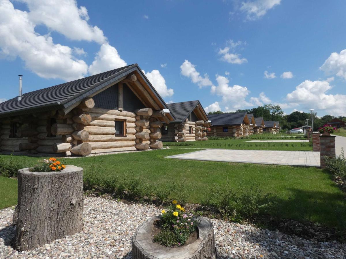 Naturstammhaus Tollensesee Groß Nemerow Buitenkant foto