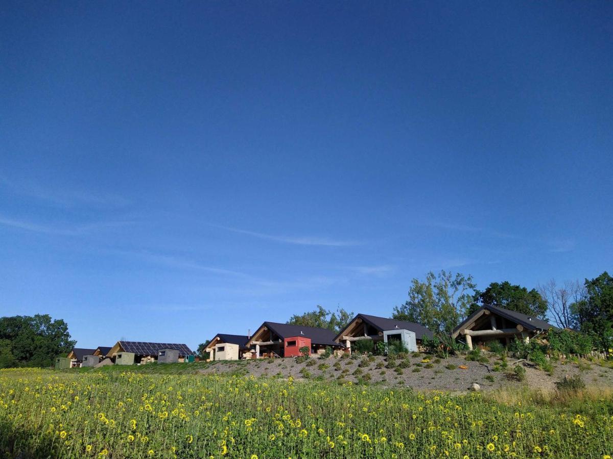 Naturstammhaus Tollensesee Groß Nemerow Buitenkant foto