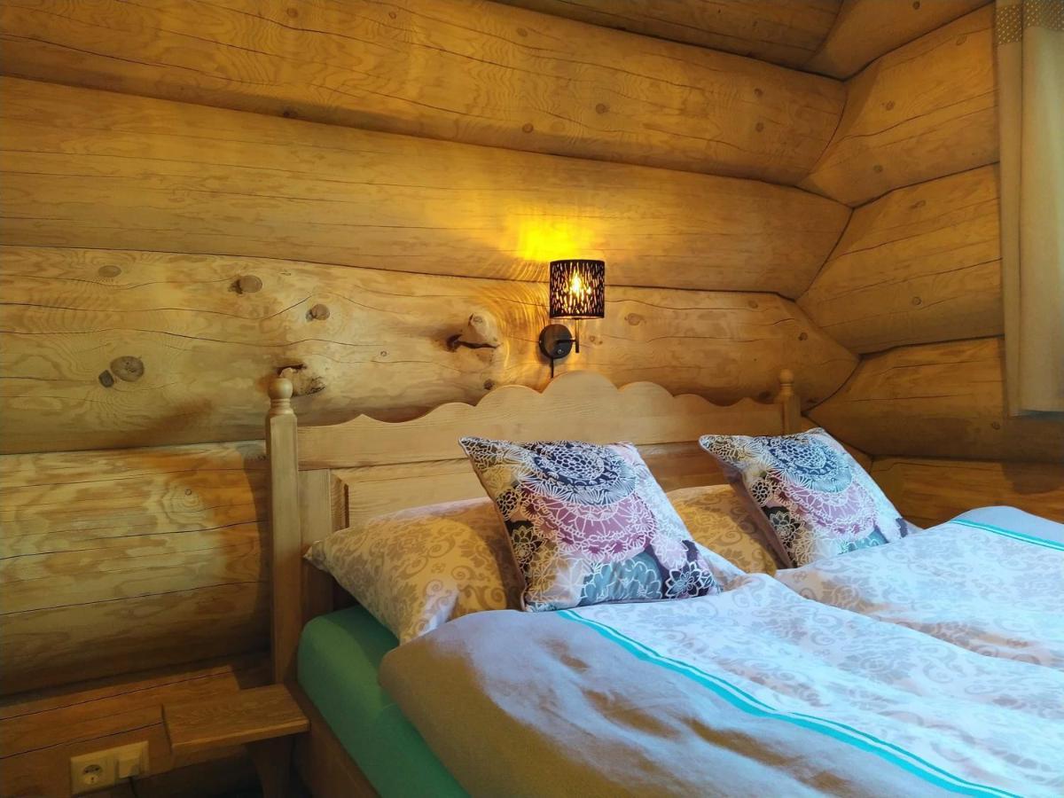 Naturstammhaus Tollensesee Groß Nemerow Buitenkant foto